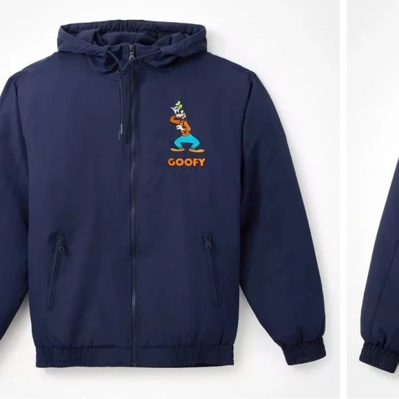 Disney Goofy Embroidered Navy Jacket - Picture 1 of 2